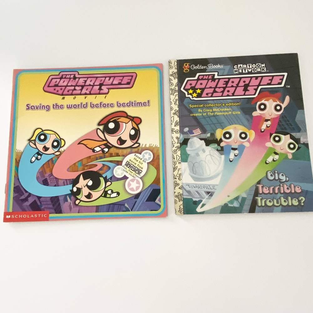 Vintage Cartoon Network The Powerpuff Girls Book Bundle